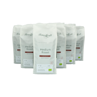Premium Organic Medium Roast 500g 6 zakjes