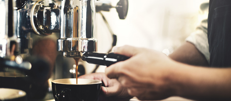 Halfautomatische espressomachines van Simon Lévelt.