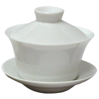 Gaiwan bone china wit