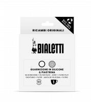 Bialetti filterplaatje aluminium met 3 siliconen ringen 2 kops