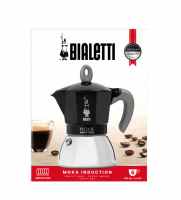 Bialetti Moka Inductie Zwart 6 kops