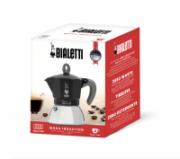 Bialetti Moka Inductie Zwart 4 kops